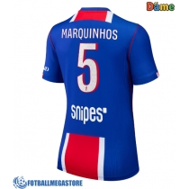 Fotballdrakt Dame Paris Saint-Germain Marquinhos #5 Hjemmedrakt 2026-27 Kortermet